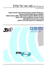 Norma ETSI TS 144160-V5.7.0 18.12.2003 náhľad
