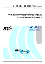 Norma ETSI TS 145002-V8.1.0 8.4.2011 náhľad
