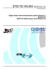 Norma ETSI TS 145004-V10.0.0 8.4.2011 náhľad
