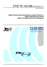 Norma ETSI TS 145008-V4.6.0 30.11.2001 náhľad