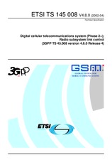 Norma ETSI TS 145008-V4.8.0 30.4.2002 náhľad