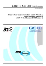 Norma ETSI TS 145008-V5.11.0 30.6.2003 náhľad