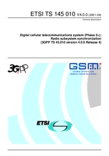 Norma ETSI TS 145010-V4.0.0 30.4.2001 náhľad