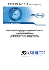 Norma ETSI TS 146011-V12.0.0 7.10.2014 náhľad