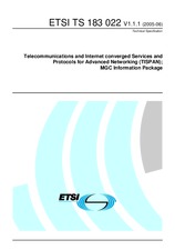 Náhľad ETSI TS 183022-V1.1.1 21.6.2005