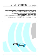 Norma ETSI TS 183023-V1.1.1 20.9.2005 náhľad