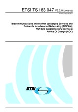 Náhľad ETSI TS 183047-V2.2.0 6.6.2008
