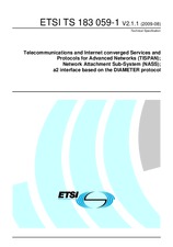 Náhľad ETSI TS 183059-1-V2.1.1 7.8.2009