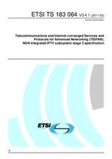 Náhľad ETSI TS 183064-V3.4.1 25.2.2011