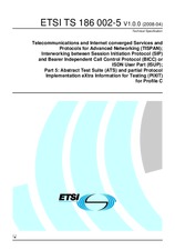 Náhľad ETSI TS 186002-5-V1.0.0 2.4.2008