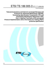 Náhľad ETSI TS 186005-3-V1.1.1 5.9.2008