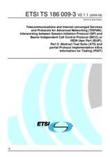 Náhľad ETSI TS 186009-3-V2.1.1 25.9.2009