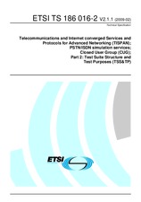 Norma ETSI TS 186016-2-V2.1.1 3.2.2009 náhľad