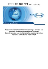 Náhľad ETSI TS 187021-V3.1.1 12.9.2011