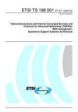 Náhľad ETSI TS 188001-V1.2.1 7.3.2006