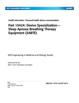 Norma IEEE 11073-10424-2014 29.9.2014 náhľad