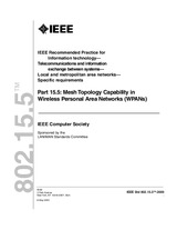 NEPLATNÁ IEEE 802.15.5-2009 8.5.2009 náhľad