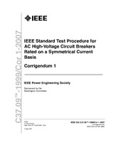 NEPLATNÁ IEEE C37.09-1999/Cor 1-2007 2.5.2007 náhľad