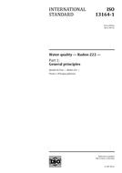 Norma ISO 13164-1:2013 27.8.2013 náhľad