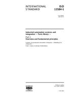 Norma ISO 13584-1:2001 10.5.2001 náhľad