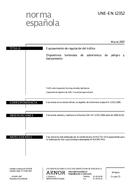 Norma UNE-EN 12352:2007 28.3.2007 náhľad