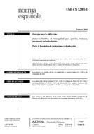 Norma UNE-EN 12365-1:2004 27.2.2004 náhľad