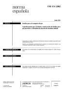 Norma UNE-EN 12862:2001 30.6.2001 náhľad
