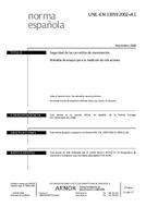 Norma UNE-EN 13059:2002+A1:2008 5.11.2008 náhľad