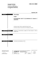 Norma UNE-EN 13092:2000 21.9.2000 náhľad