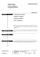 Norma UNE-EN 13123-1:2001 14.9.2001 náhľad
