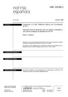 Norma UNE 133001-1:1995 16.10.1995 náhľad