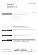 Norma UNE 135204:2010 21.4.2010 náhľad