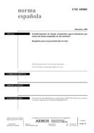 Norma UNE 185001:2009 9.12.2009 náhľad