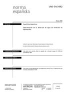 UNE-EN 14952:2006
