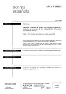 UNE-EN 14989-1:2008