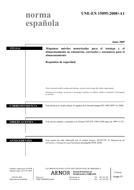 Norma UNE-EN 15095:2008+A1:2009 17.6.2009 náhľad