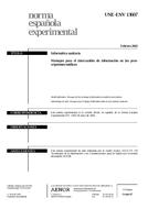 Norma UNE-ENV 13607:2002 28.2.2002 náhľad