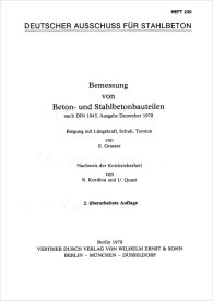 Náhľad  Deutscher Ausschuss für Stahlbeton im DIN Deutsches Institut für Normung e.V. 220DAfStb-Heft 220; Heft 220: Bemessung von Beton- und Stahlbetonbauteilen nach DIN 1045; Biegung mit Längskraft, Schub, Torsion Nachweis der  15.1.1988