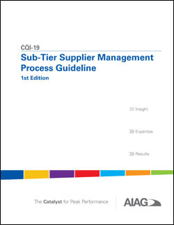 Publikácie AIAG Sub-Tier Supplier Management Process, Readiness Checklist 1.2.2016 náhľad