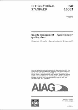 Publikácie AIAG Quality Management Systems - Guidelines For Quality Plans 1.6.2018 náhľad