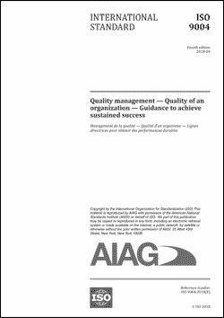 Publikácie AIAG Quality Management - Quality of an Organization 1.4.2018 náhľad