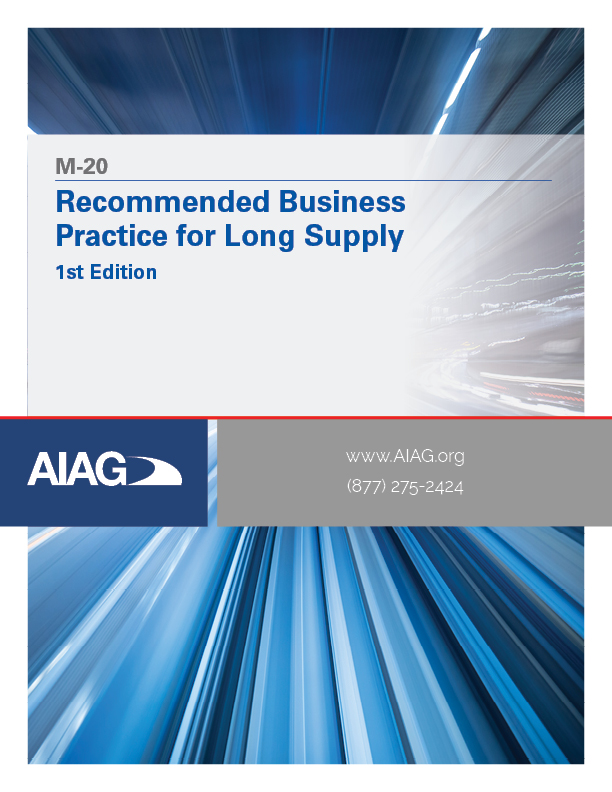 Publikácie AIAG Recommended Business Practice for Long Distance Supply Chain 1.11.2010 náhľad