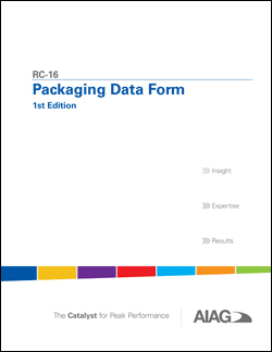 Publikácie AIAG Packaging Data Form 1.4.2014 náhľad