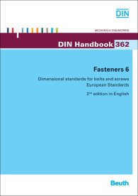 Publikácie  DIN_Handbook 362; Fasteners 6; Dimensional standards for bolts and screws European Standards 18.5.2012 náhľad