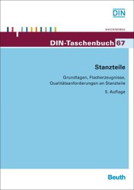 Náhľad  DIN-Taschenbuch 67; Stanzteile; Grundlagen, Flacherzeugnisse, Qualitätsanforderungen an Stanzteile 1.10.2013