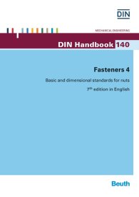 Publikácie  DIN_Handbook 140; Fasteners 4; Basic and dimensional standards for nuts 21.4.2016 náhľad