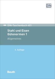 Publikácie  DIN-Taschenbuch 401; Stahl und Eisen: Gütenormen 1; Allgemeines Begriffe, Bezeichnungen, Einteilung; Werkstoffnummer, Nummernsystem; Allgemeine technische Lieferbedingungen; Probenahme; Oberflächengüte, Kennzeichnung; Pr 16.3.2018 náhľad