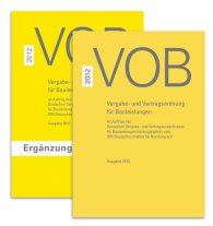 Publikácie  Paket VOB Gesamtausgabe 2012 + VOB Ergänzungsband 2015; VOB Vergabe- und Vertragsordnung für Bauleistungen 7.9.2015 náhľad