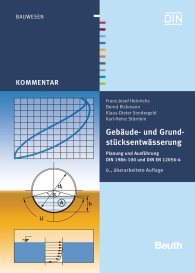 Publikácie  DIN Media Kommentar; Gebäude- und Grundstücksentwässerung; Planung und Ausführung DIN 1986-100 und DIN EN 12056-4 5.12.2016 náhľad