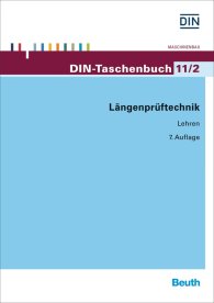 Náhľad  DIN-Taschenbuch 11/2; Längenprüftechnik 2; Lehren 14.6.2016